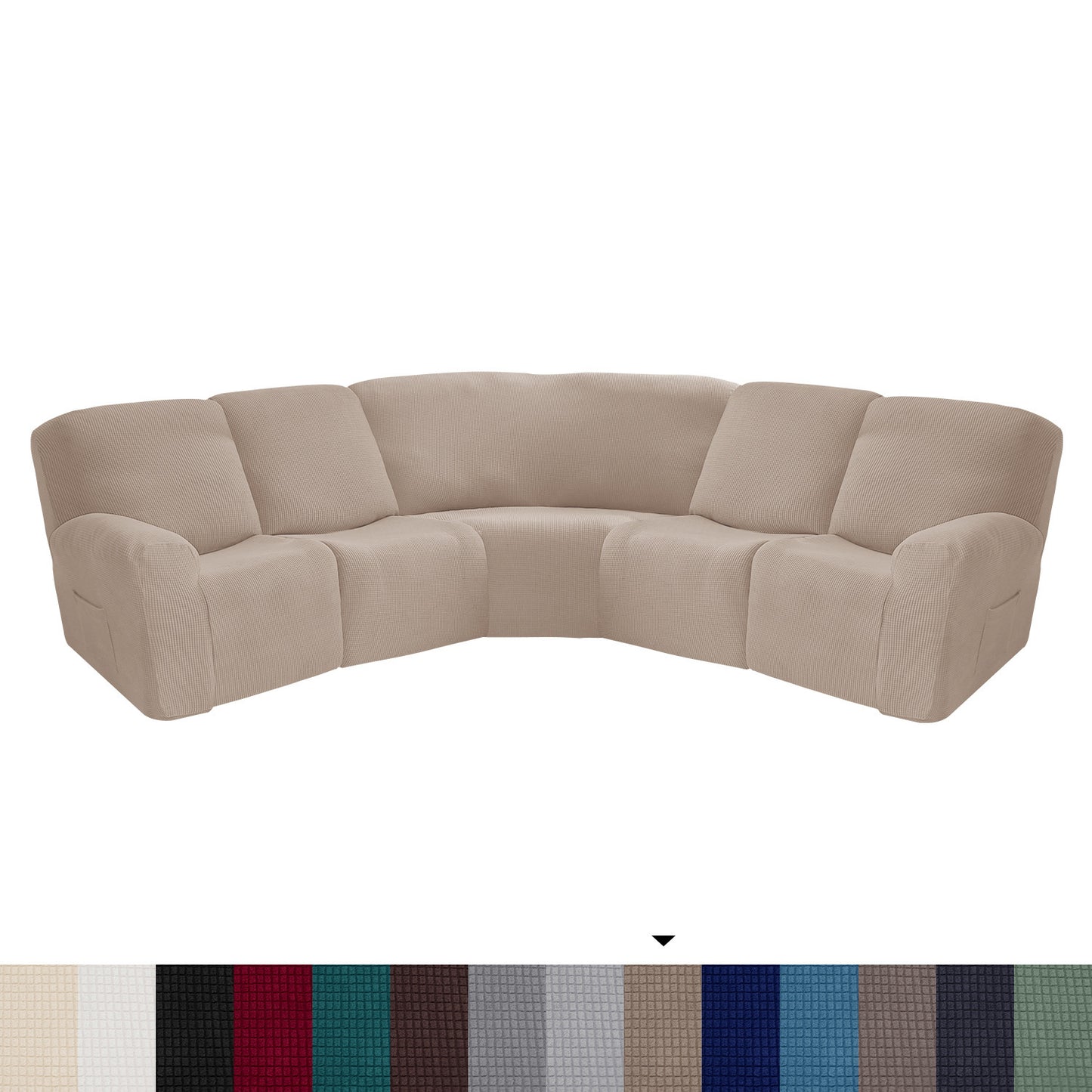 Corn Velvet Solid Color All-inclusive Sofa Cover