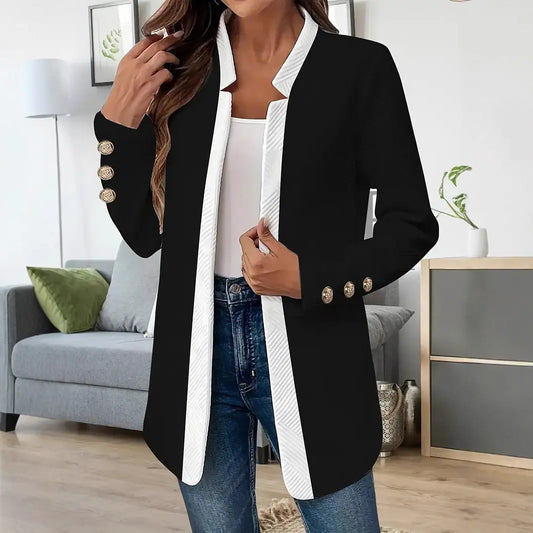 Fashion Colorblock Gold Cufflinks Coat Top Suit null