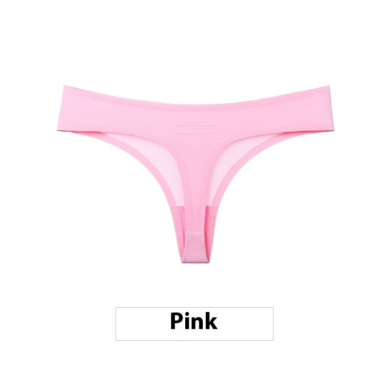 Ice Silk Seamless One-piece Women's Underwear