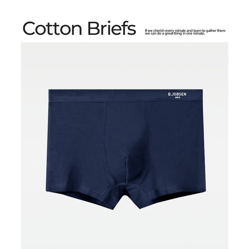 7A Antibacterial Crotch Summer Breathable Plus Size Purified Cotton Men's Underwear