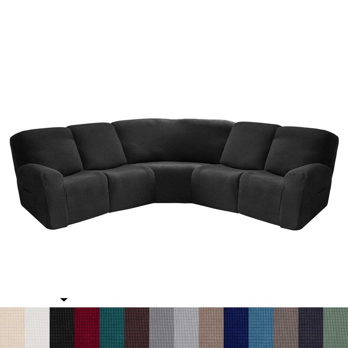 Corn Velvet Solid Color All-inclusive Sofa Cover
