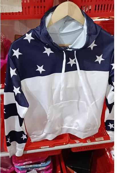Printed Hooded Sweatshirt For Women Nipaaj