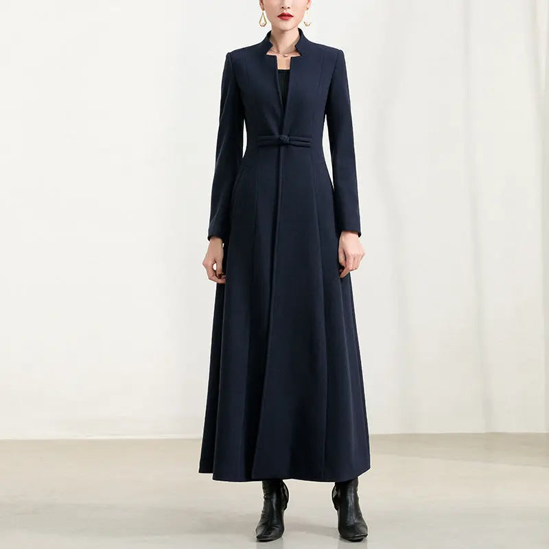 Versatile High-end Woolen Coat null