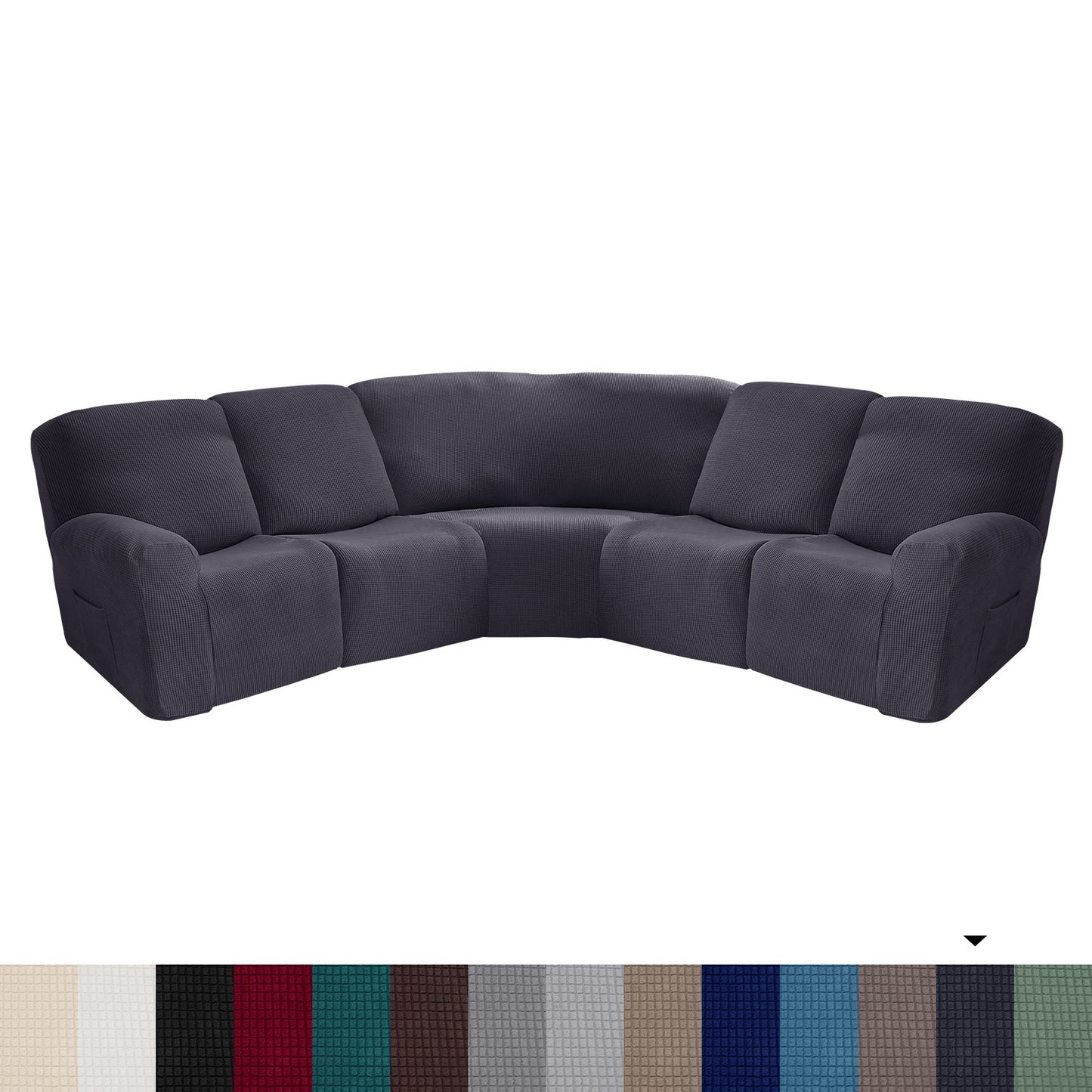 Corn Velvet Solid Color All-inclusive Sofa Cover