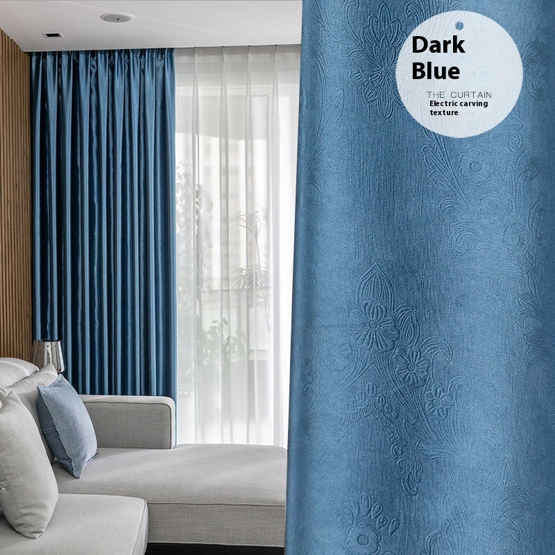Thickened Shading Curtain Living Room Balcony Bay Window