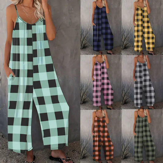 Slip-in Casual Sling Jumpsuit Women null