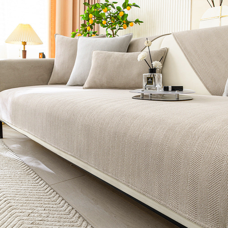 Chenille Sofa Cushion Four Seasons Universal Light Luxury