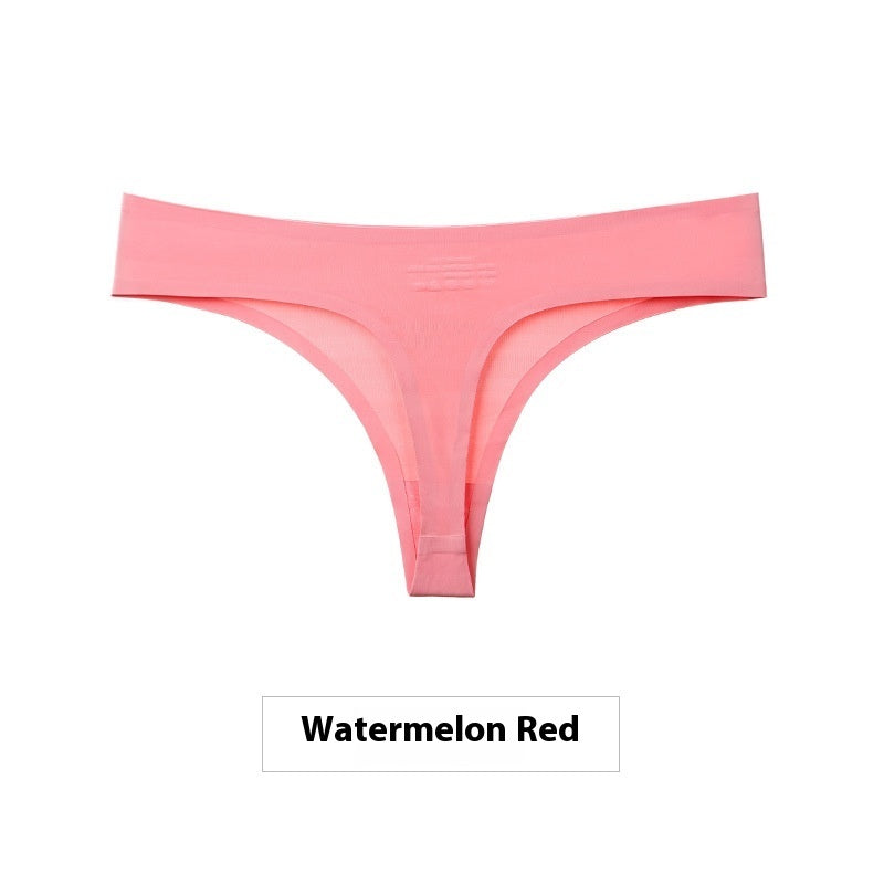 Ice Silk Seamless One-piece Women's Underwear