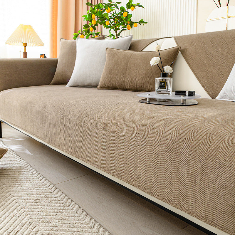 Chenille Sofa Cushion Four Seasons Universal Light Luxury