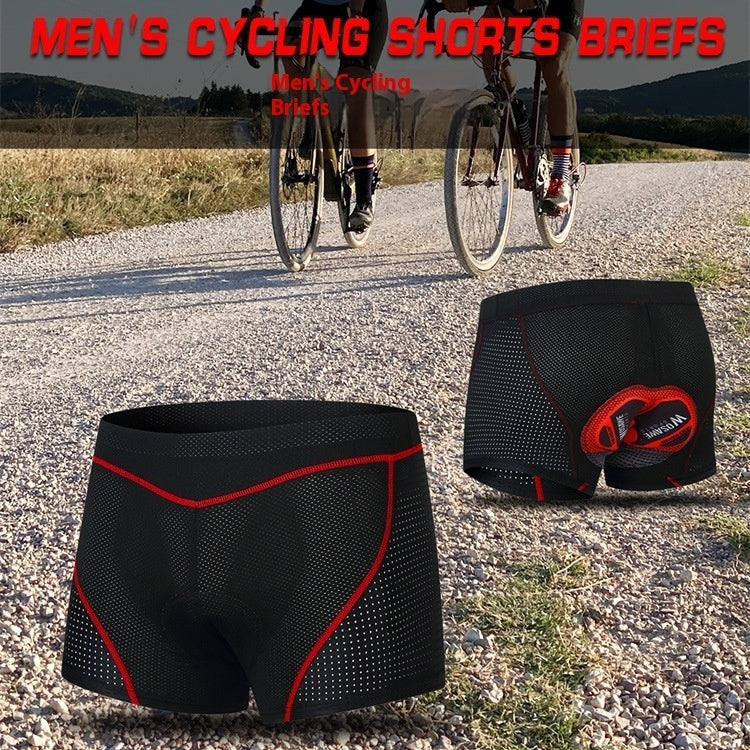 Biker Underwear Quick-drying Breathable Non-slip Thickened Silicone Cushion Cycling Shorts