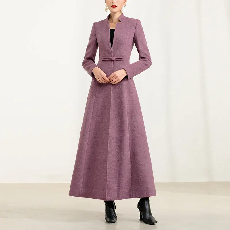 Versatile High-end Woolen Coat null