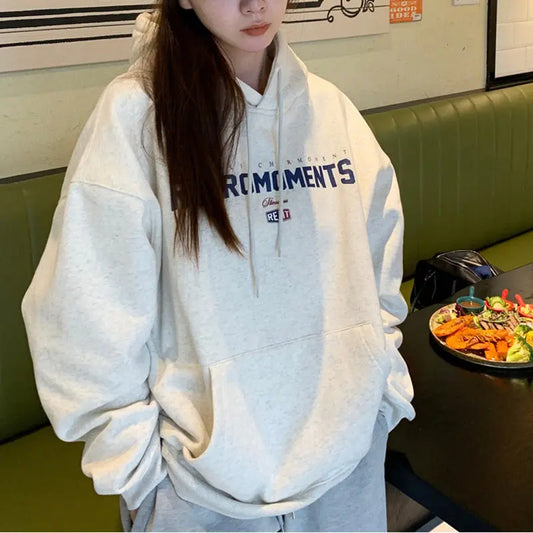 Velvet Padded Hooded Sweatshirt Women Nipaaj