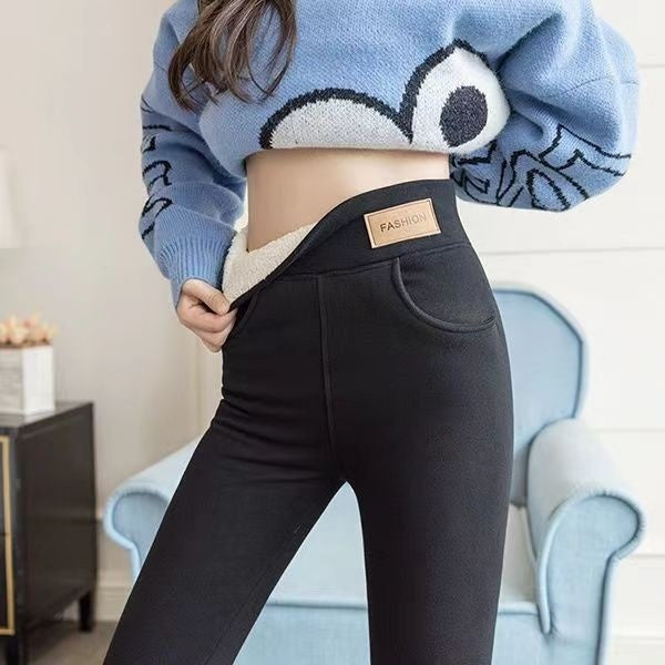 Plus Size Fleece-lined Thicker Cashmere Leggings