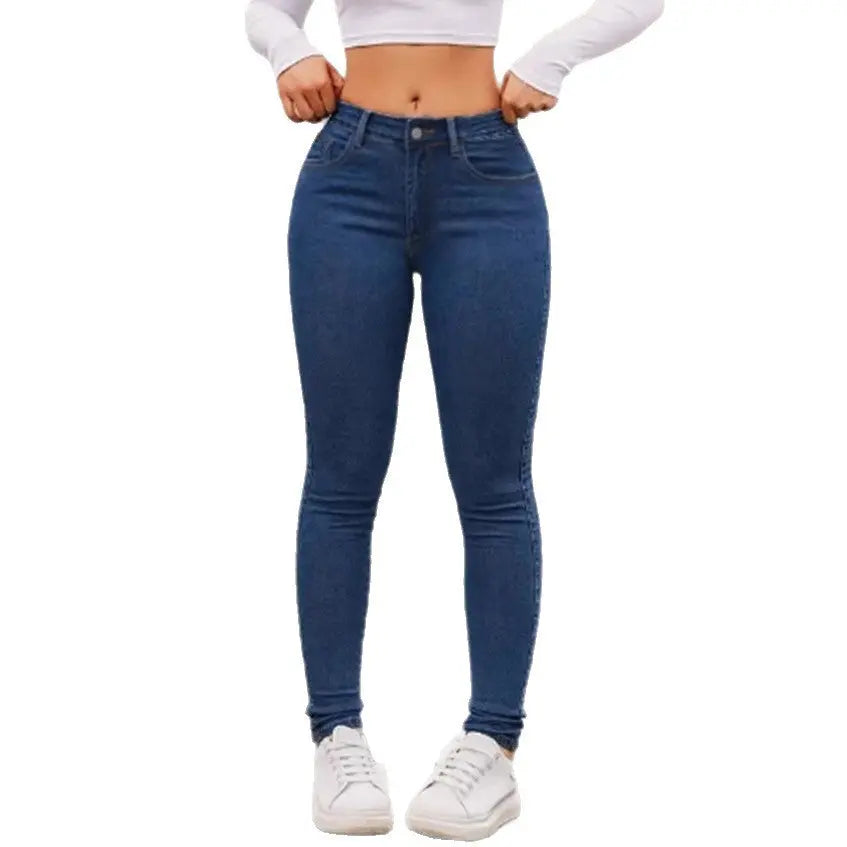 Skinny Stretch Feet Pants Jeans Nipaaj