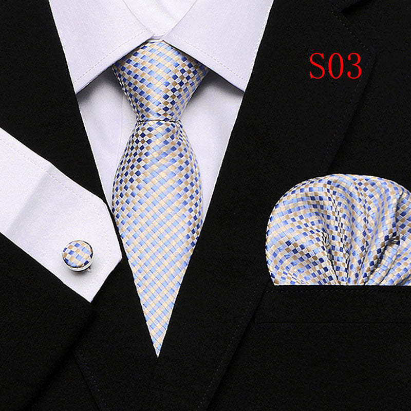 Paisley Series European And American Fashion Tie Three-piece Suit