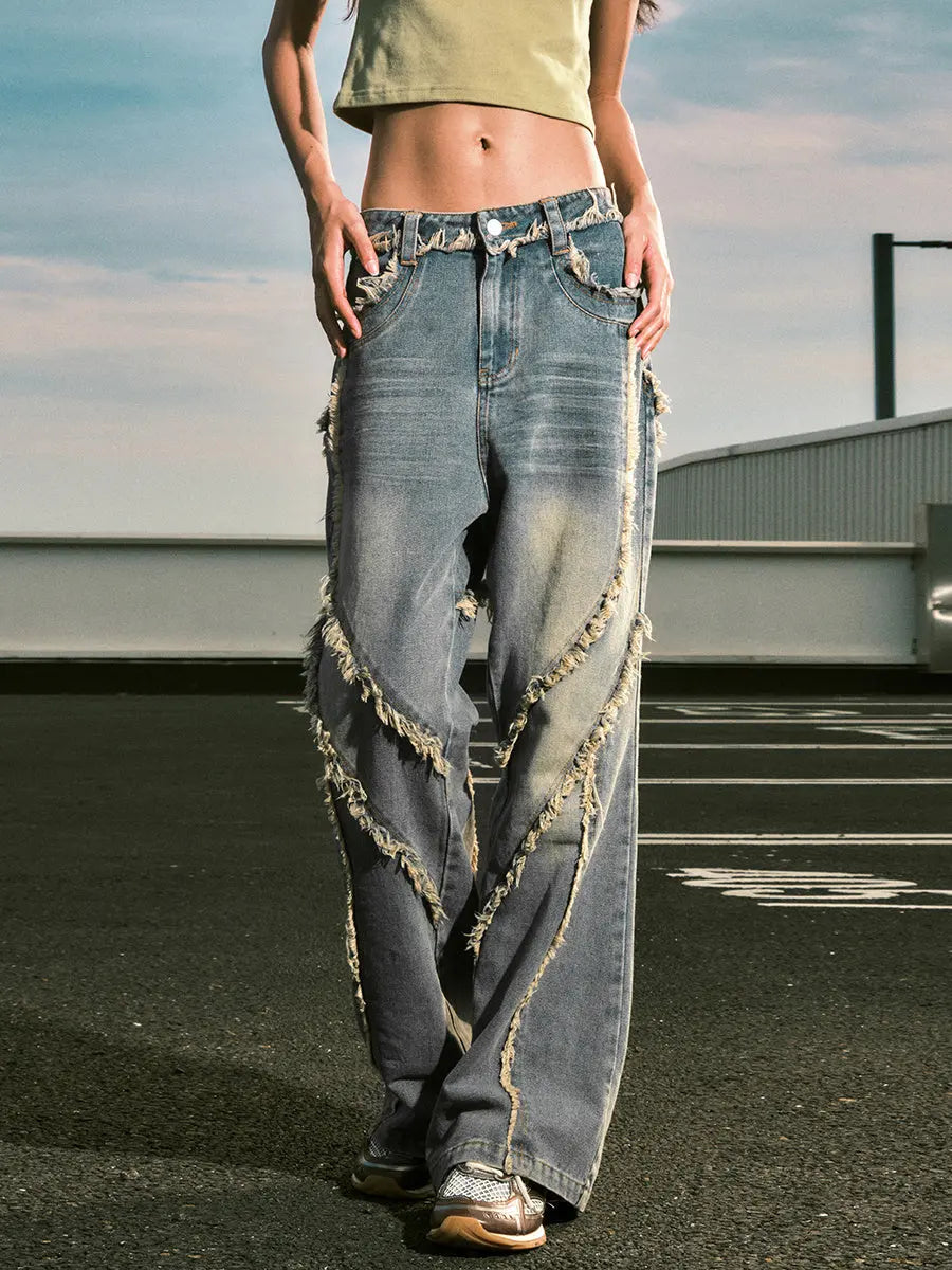 Retro Jeans For Men And Women Nipaaj