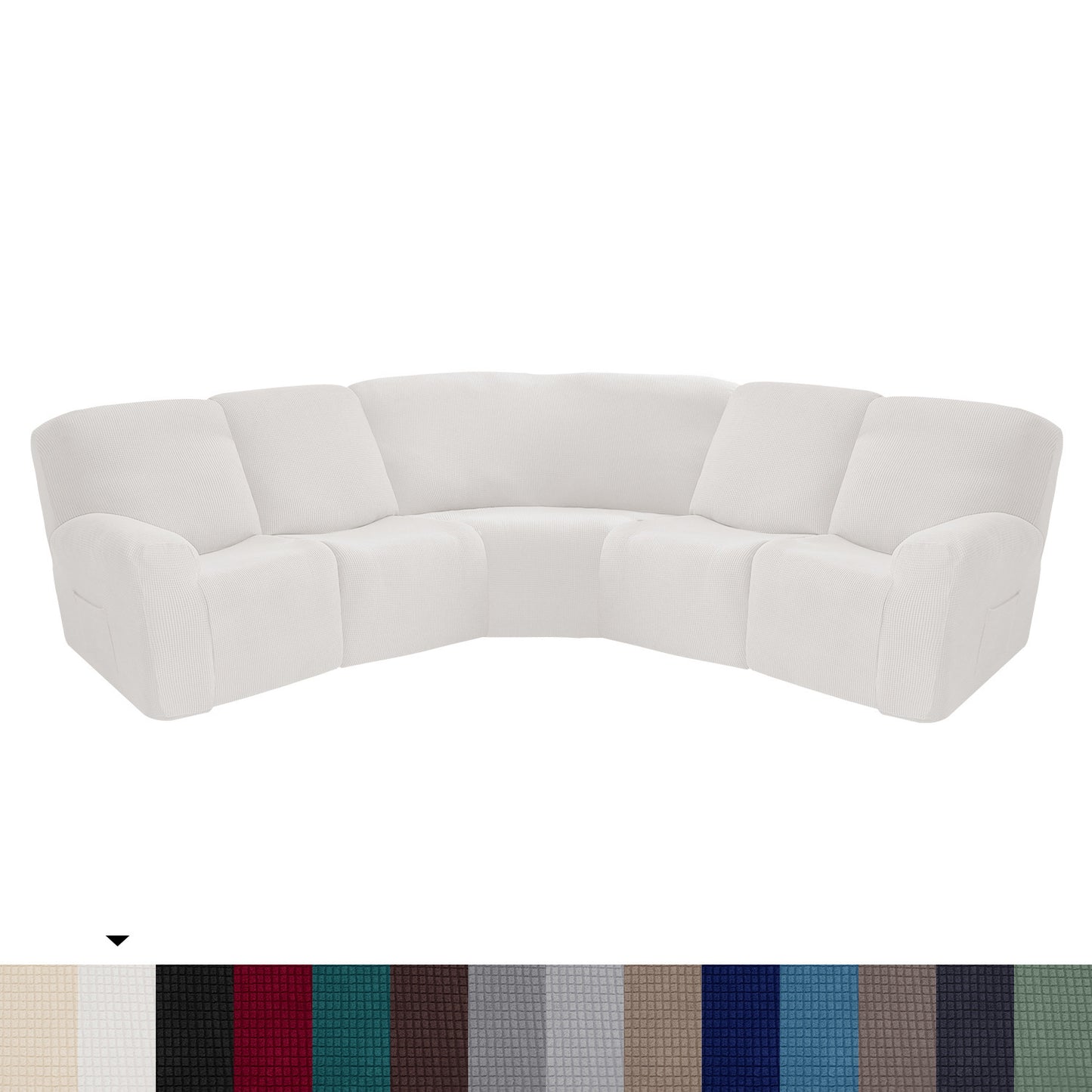 Corn Velvet Solid Color All-inclusive Sofa Cover