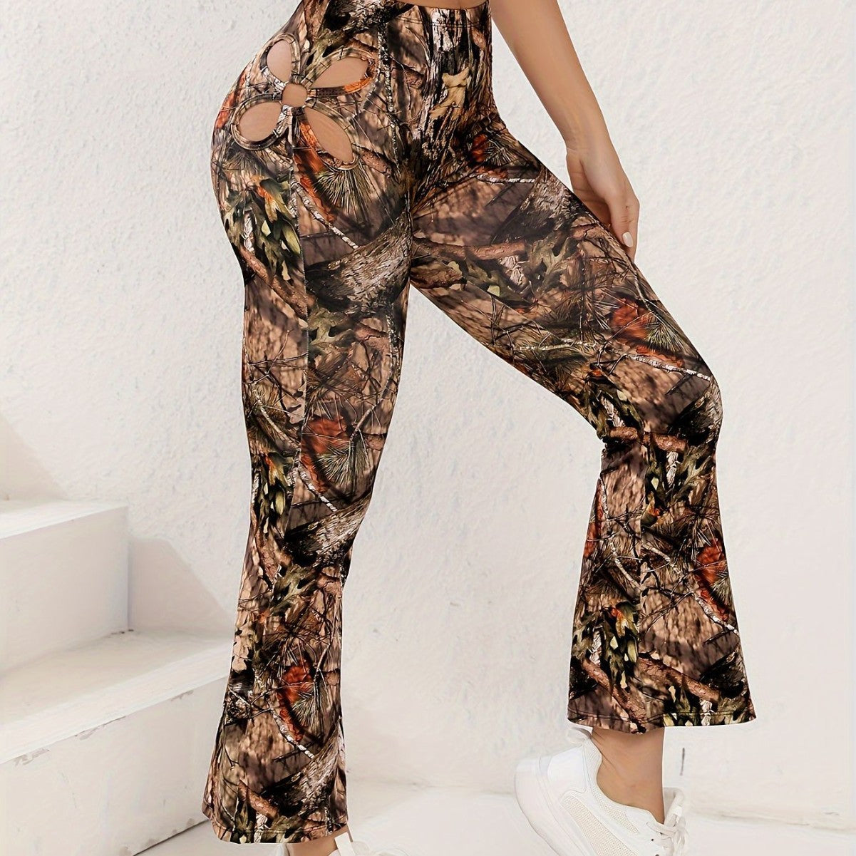 Street Snap Sexy Print High Waist Slim Fit Yoga Leisure Pants