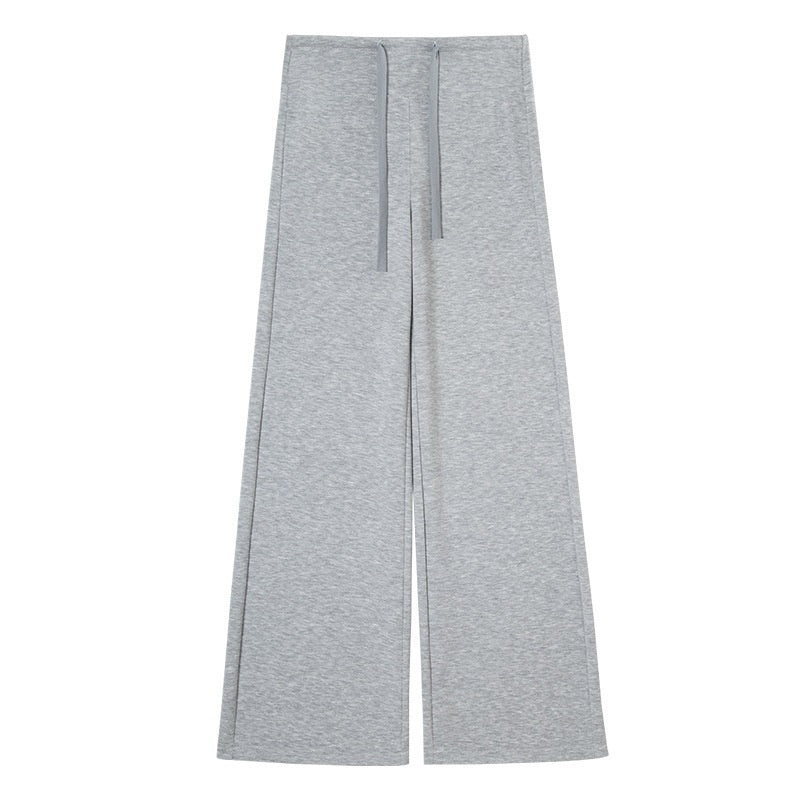 Women's High Waist Slimming And Straight Draping Casual Wide Leg Sweatpants