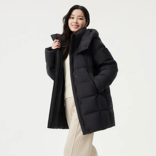 Detachable Hat Mother's Warm All-matching Coat null