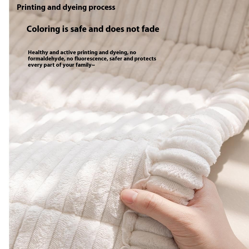 Sofa Cushion Autumn And Winter Thickening Plush Non-slip Tatami Cushion