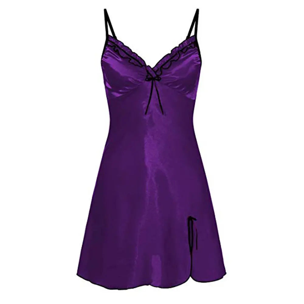 Sling Nightdress Women's Lace Home Pajamas Nightwear Nipaaj