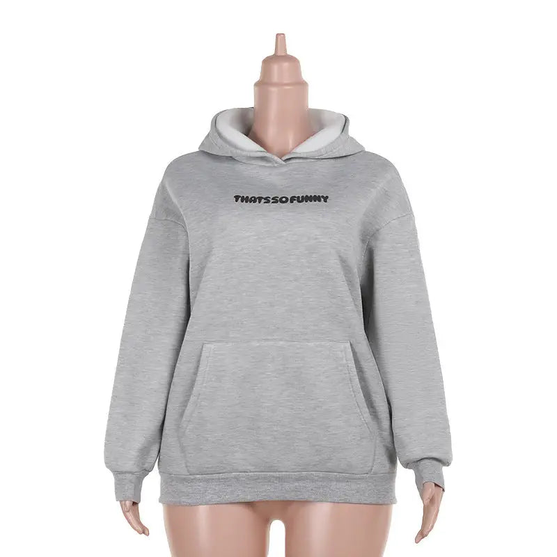 Printed Hooded Fleece Pullover Women Nipaaj