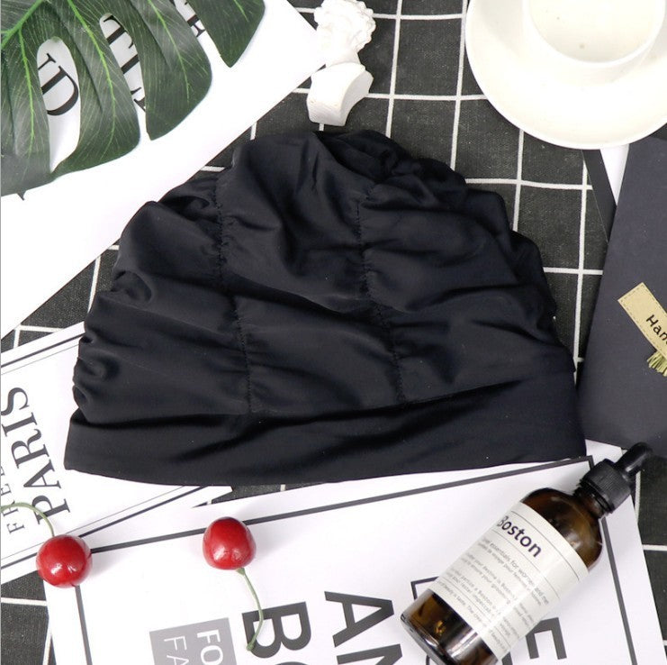 Swimming Hat Women's For Long Hair Comfortable Fabric Swimming