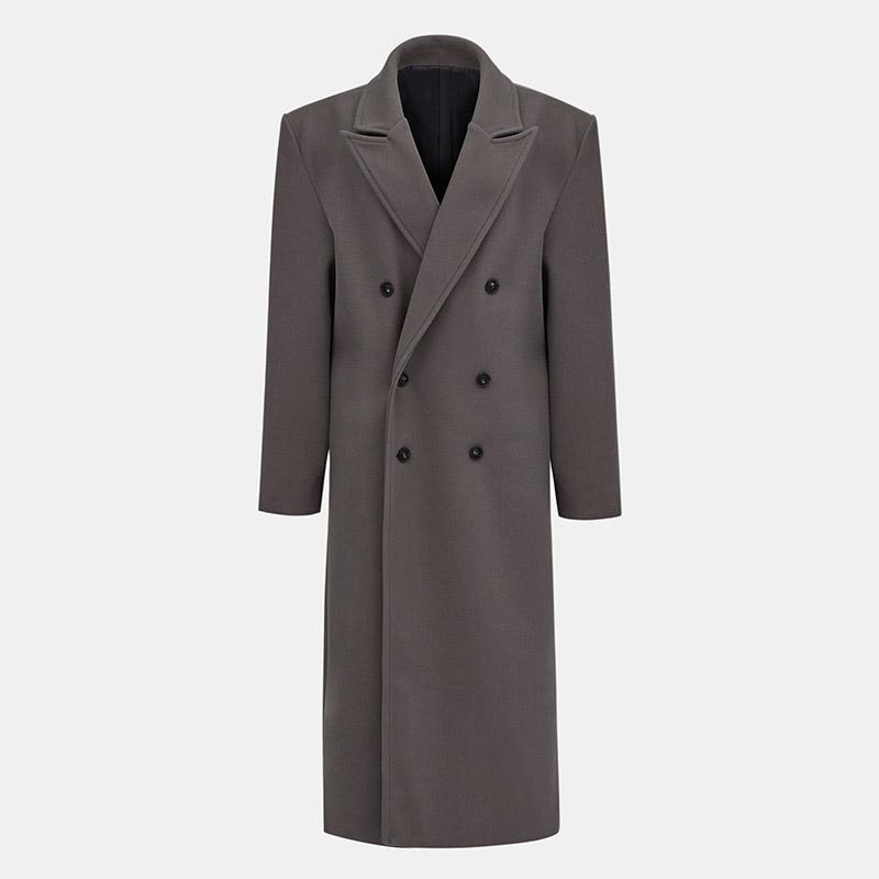 Autumn And Winter Temperament Commute Suit Collar Long Woolen Coat