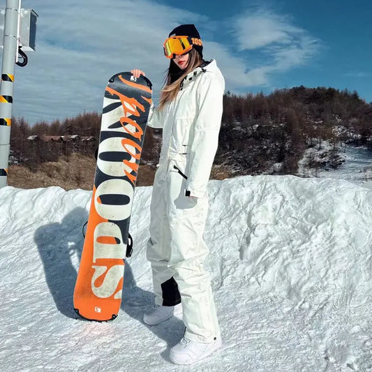 Ski Suit One Piece Single And Double Board New Winter Suit null